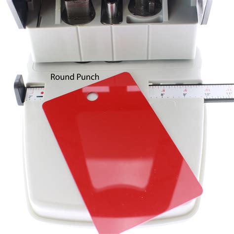 name badge hole punch|Desktop ID Card Hole Punch Tool For Name Badges .